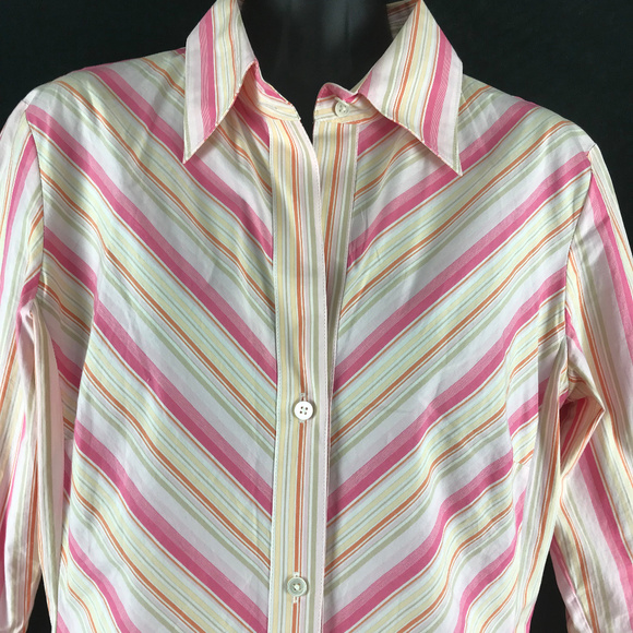 Banana Republic Women's Blouse Sz Medium Shirt Top - Picture 4 of 7